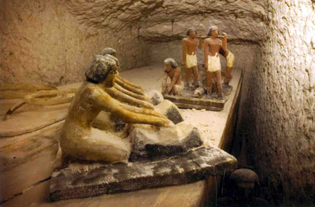 egyptian statuettes picture